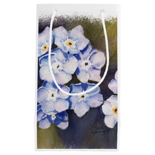 FORGET-ME-NOTS FLOWER GIFT BAG KLEIN CADEAUZAKJE (Voorkant)