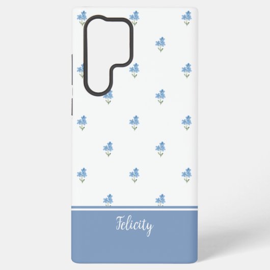 Forget Me Nots Flower MagSafe Tough Samsung Galaxy Hoesje (Achterkant)
