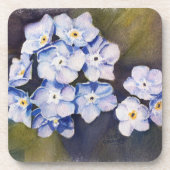 FORGET-ME-NOTS FLOWER ONDERZETTERS (Voorkant)