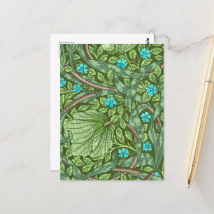 Forget-Me-Nots, Infinity Stippen van After Morris Briefkaart