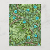 Forget-Me-Nots, Infinity Stippen van After Morris Briefkaart (Voorkant)
