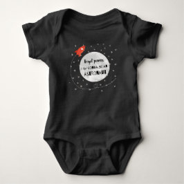 Forget princess astronaut Rakete Weltall Mond Romper