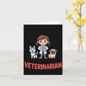 Forget Princess I Want To Be A Veterinarian Future Kaart (Gele Bloem)