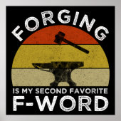 Forging is mijn tweede favoriete F-woord Poster (Voorkant)