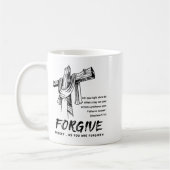 Forgive Cross Christian Faith Tee  Koffiemok (Links)