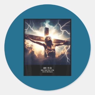 Forgive Know Not What Ronde Sticker