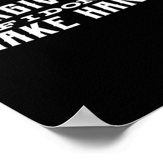 Forgive Me If I Don't Shake Hands  Poster (Hoek)