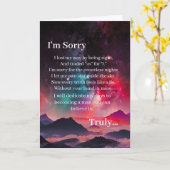 Forgive Me I'm Sorry Card Kaart (Gele Bloem)