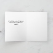 Forgive Me I'm Sorry Card Kaart (Binnen)