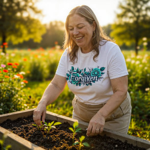 Forgive Plus Size voor vrouwen Grote Maat T-shirt