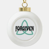 Forgiven Keramische Bal Ornament (Voorkant)
