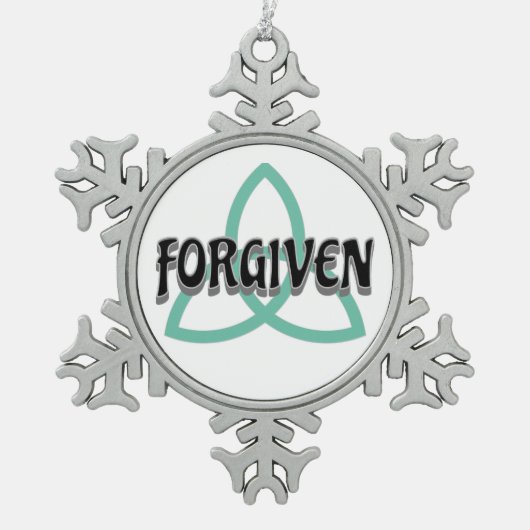 Forgiven Keramische Bal Ornament (Voorkant)