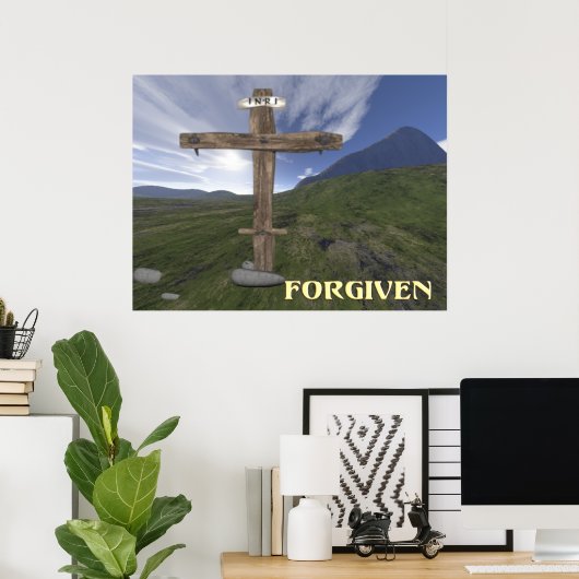 Forgiven Poster (Thuiskantoor)