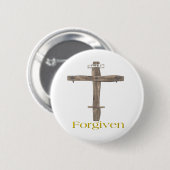 Forgiven Ronde Button 5,7 Cm (Voorkant /achterkant)