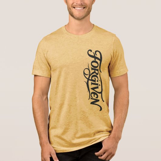 Forgiven Tri-Blend Shirt (Voorkant)