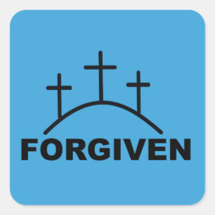Forgiven Vierkante Sticker