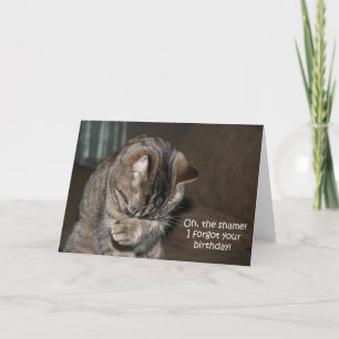 Forgotten Birthday Kaart