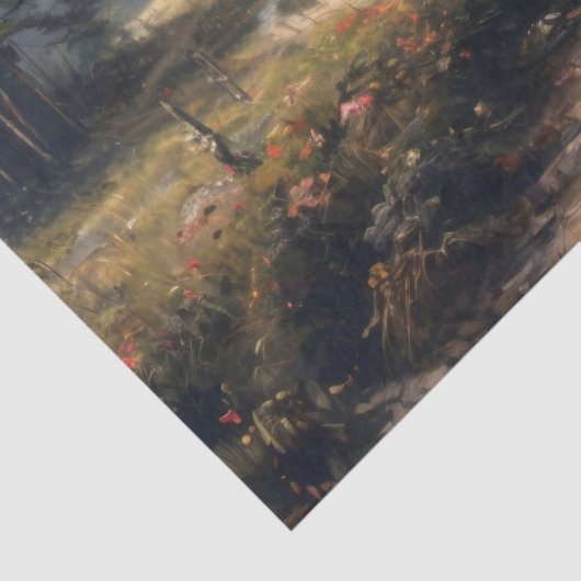 Forgotten Manor Decoupage Tissuepapier (Detail)