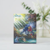 FORGOTTEN ROOS vecht tegen nachten, geld en duivel Briefkaart (Staand voorkant)