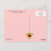 FORGOTTEN ROOS vecht tegen nachten, geld en duivel Briefkaart (Achterkant)