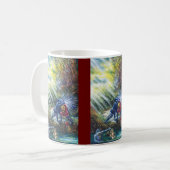 FORGOTTEN ROOS vecht tegen nachten, geld en duivel Koffiemok (Voorkant links)