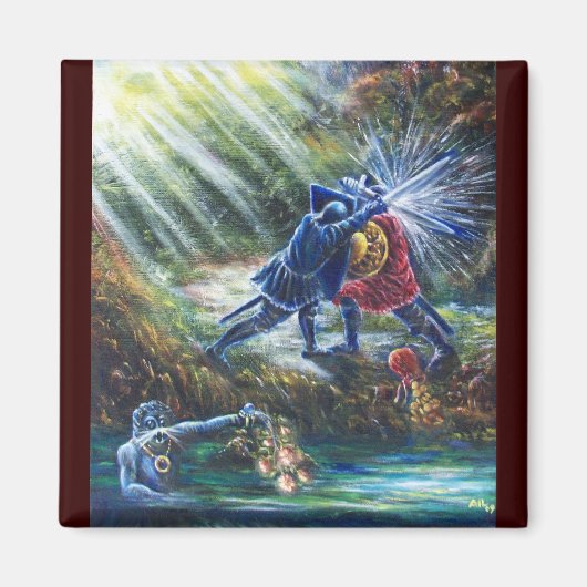 FORGOTTEN ROOS vecht tegen nachten, geld en duivel Magneet (Voorkant)