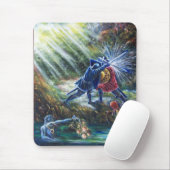 FORGOTTEN ROOS vecht tegen nachten, geld en duivel Muismat (Met muis)