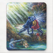 FORGOTTEN ROOS vecht tegen nachten, geld en duivel Muismat (Voorkant)