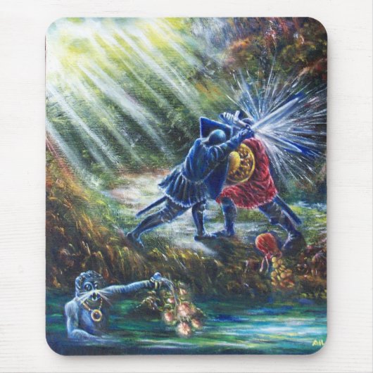 FORGOTTEN ROOS vecht tegen nachten, geld en duivel Muismat (Voorkant)