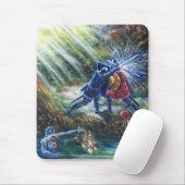 FORGOTTEN ROOS vecht tegen nachten, geld en duivel Muismat (Met muis)