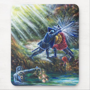 FORGOTTEN ROOS vecht tegen nachten, geld en duivel Muismat