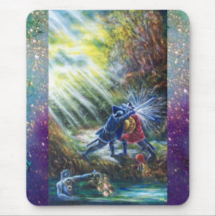 FORGOTTEN ROOS vecht tegen nachten, geld en duivel Muismat