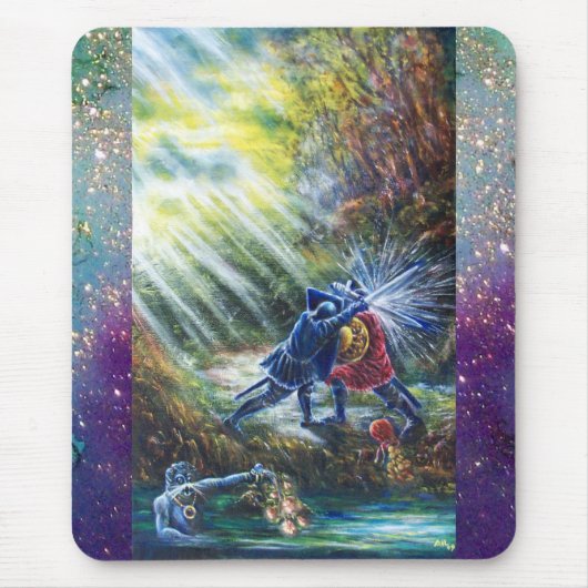 FORGOTTEN ROOS vecht tegen nachten, geld en duivel Muismat (Voorkant)