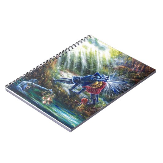 FORGOTTEN ROOS vecht tegen nachten, geld en duivel Notitieboek (Linkerzijde)