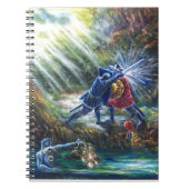 FORGOTTEN ROOS vecht tegen nachten, geld en duivel Notitieboek (Voorkant)