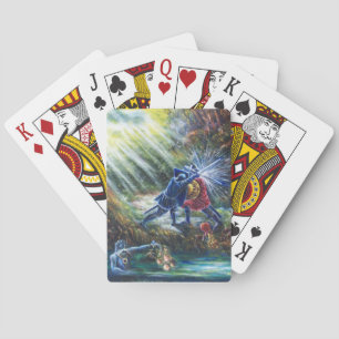 FORGOTTEN ROOS vecht tegen nachten, geld en duivel Pokerkaarten