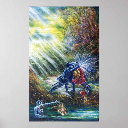 FORGOTTEN ROOS vecht tegen nachten, geld en duivel Poster (Voorkant)