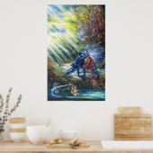 FORGOTTEN ROOS vecht tegen nachten, geld en duivel Poster (Keuken)