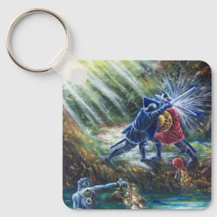 FORGOTTEN ROOS vecht tegen nachten, geld en duivel Sleutelhanger