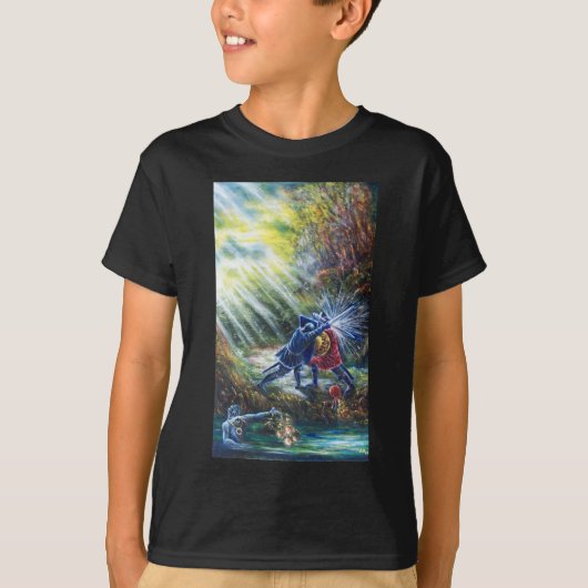 FORGOTTEN ROOS vecht tegen nachten, geld en duivel T-shirt (Voorkant)