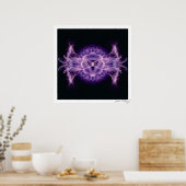 Forhead Chakra Poster (Keuken)