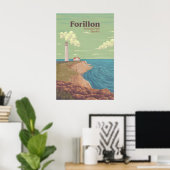 Forillon Nationaal Park Quebec Canada Reisposter Poster (Thuiskantoor)