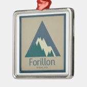 Forillon Nationaal Park Rustiek Metalen Ornament (Links)