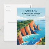 Forillon National Park Canada Briefkaart (Voorkant / Achterkant)