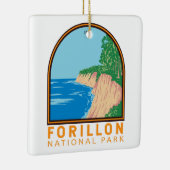 Forillon National Park Canada  kunst Keramisch Ornament (Rechts)