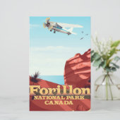 Forillon National Park, Canada reisposter Briefpapier (Staand voorkant)