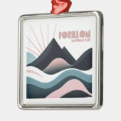 Forillon National Park Gekleurde heuvels Metalen Ornament (Links)