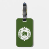 Forillon National Park Sun Trees Bagagelabel (Achterkant verticaal)