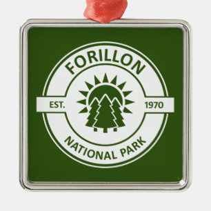 Forillon National Park Sun Trees Metalen Ornament