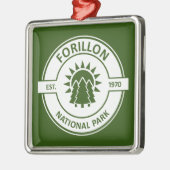 Forillon National Park Sun Trees Metalen Ornament (Links)